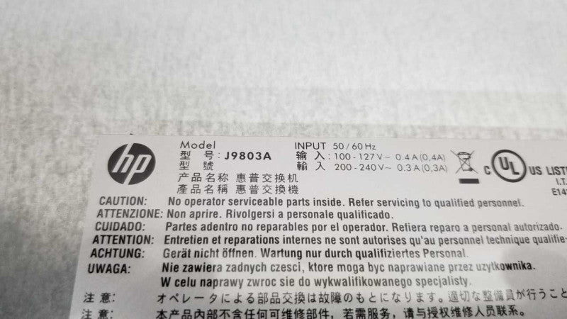 HP 1810-24G J9803A 24x port gigabit switch #