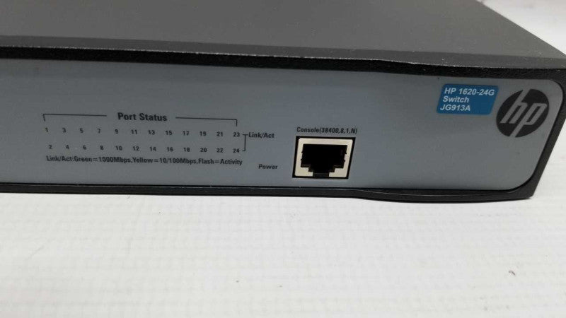 HP 1620-24G JG913A 24x port gigabit switch / factory reset #