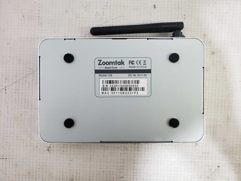 ZOOMTAK H8 TV BOX S905X/2G/4K Android 6.0 Marshmellow 2.4G Wifi HDMI 2.0 [