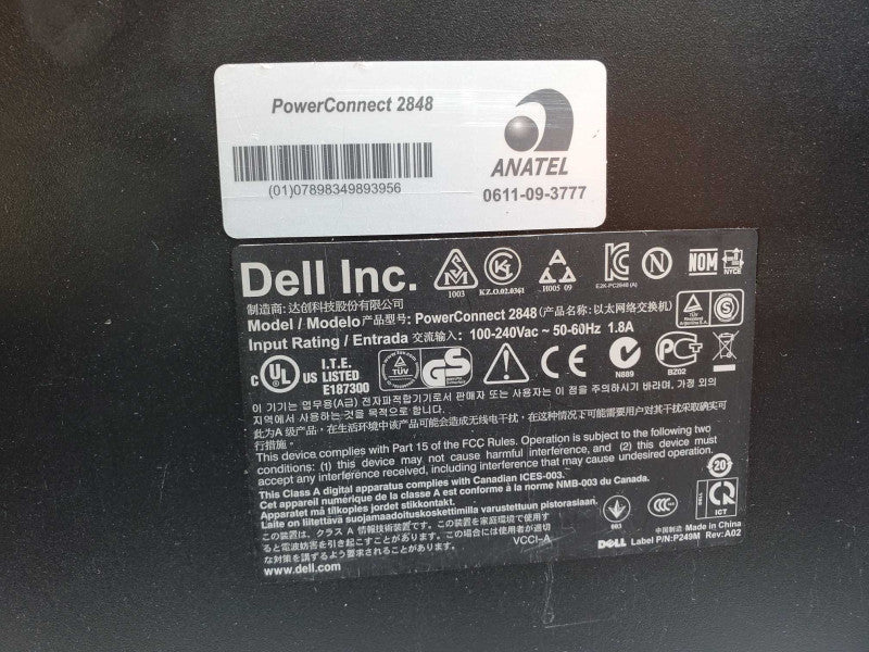Dell PowerConnect 2848 48-Port Gigabit Managed Ethernet Switch (