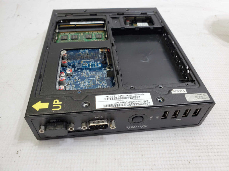 Shuttle DS437 Celeron 1037U @1.8GHz 4GBRAM No HDD No Power )
