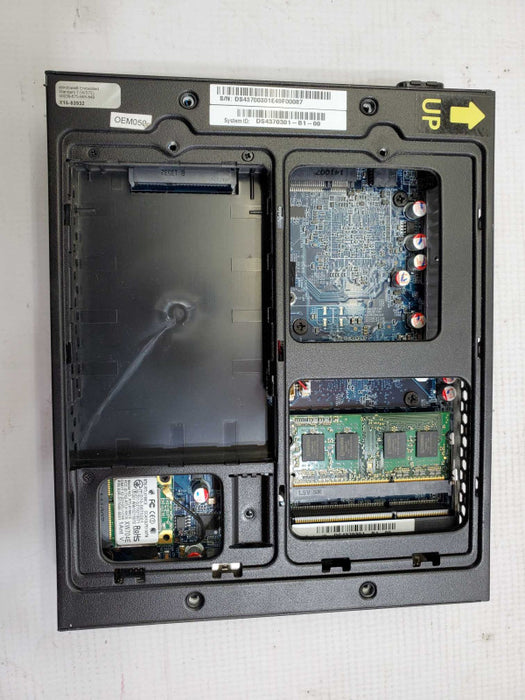Shuttle DS437 Celeron 1037U @1.8GHz 4GBRAM No HDD No Power )