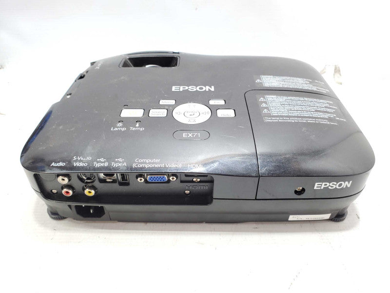 EPSON EX71 Projector  69 Lamp Hours |
