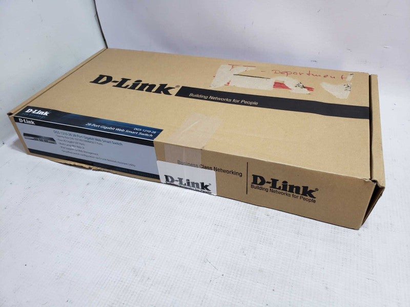 D-Link DGS-1210-28P Gigabit Smart Managed PoE Switch Open Box [