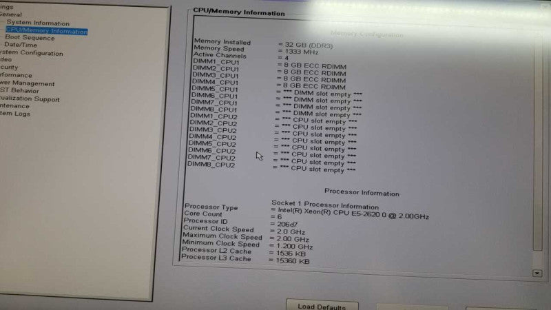 Dell precision T7600 Xeon E5-2620 @ 2.00ghz / 32gb ram / Quadro K5000  #