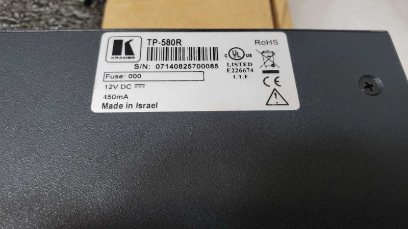 Kramer TP-580R HDMI Line Receiver with Power Adapter _