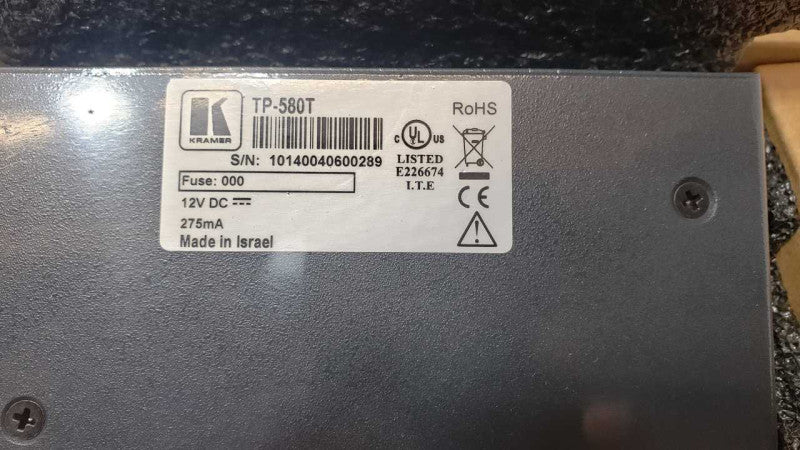 New Kramer TP-580T 4K60 4:2:0 HDMI HDCP 2.2 Transmitter 50-80021090 w/ Power  _
