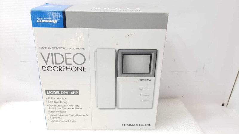 Commax DPV-4HP Video Door Phone Video Intercom 4\\" B/W Flat CRT Monitor, Read _