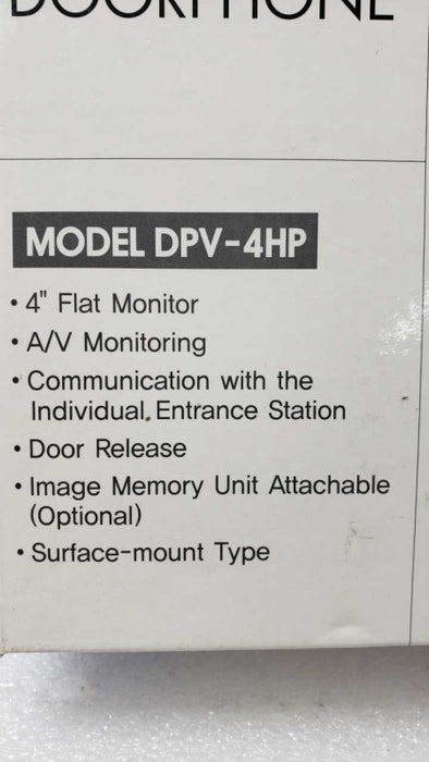 Commax DPV-4HP Video Door Phone Video Intercom 4\\" B/W Flat CRT Monitor, Read _