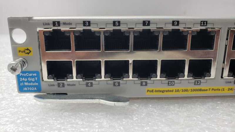 HP J8702A HP Procurve 24p Gig-T ZL PoE Module for HP 5406ZL or 5412ZL _