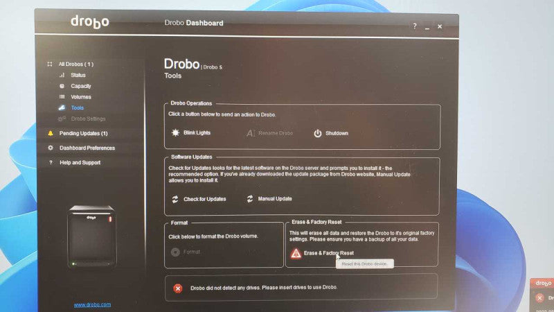 Data Robotics DROBO DRDR4-A 4-Bay Storage, No HDD/Power Adapter _