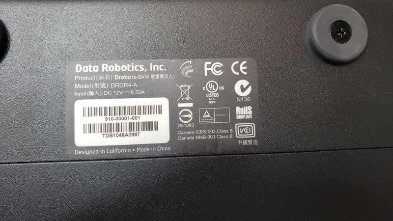 Data Robotics DROBO DRDR4-A 4-Bay Storage, No HDD/Power Adapter _