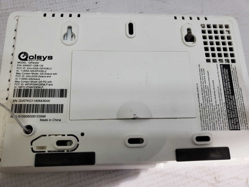 Qolsys IQpanel 2 QS9207-1208-124 Untested _ AS-IS )