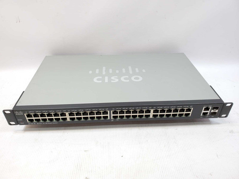 Cisco Small Business SF200-48P 48-Port 10/100 PoE Smart Switch Rack Ears Teste (