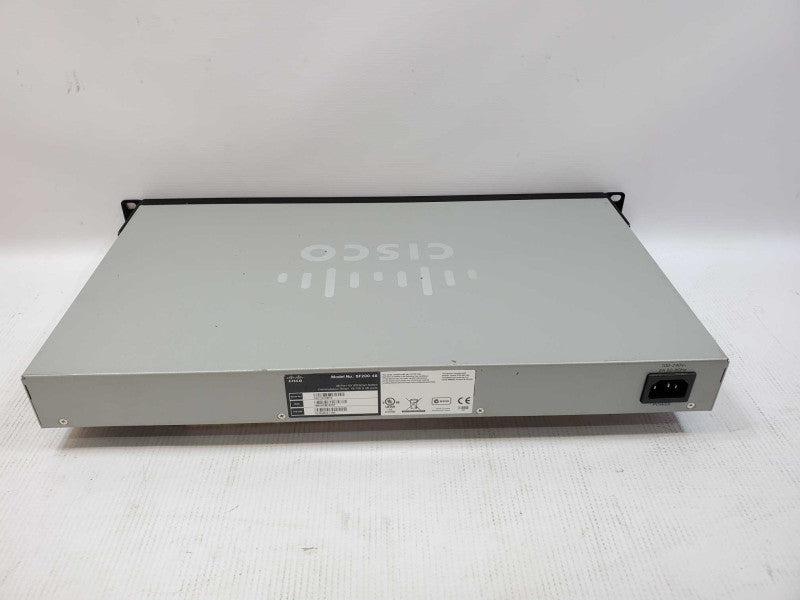 Cisco Small Business SF200-48P 48-Port 10/100 PoE Smart Switch Rack Ears Teste (