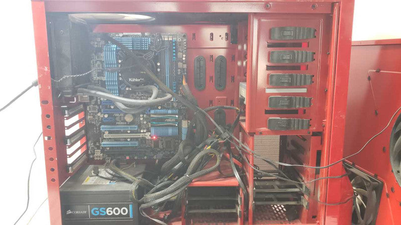 Custom Asus Tower PC, Core I7-2600 3.4GHz, 4GB RAm, No HDD, with HDD Trays _
