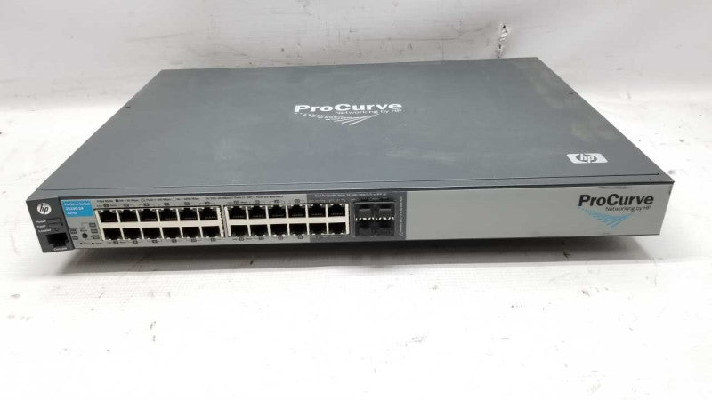 HP proCurve 2510G-24 J9279A 24x port gigabit switch/ factory reset #