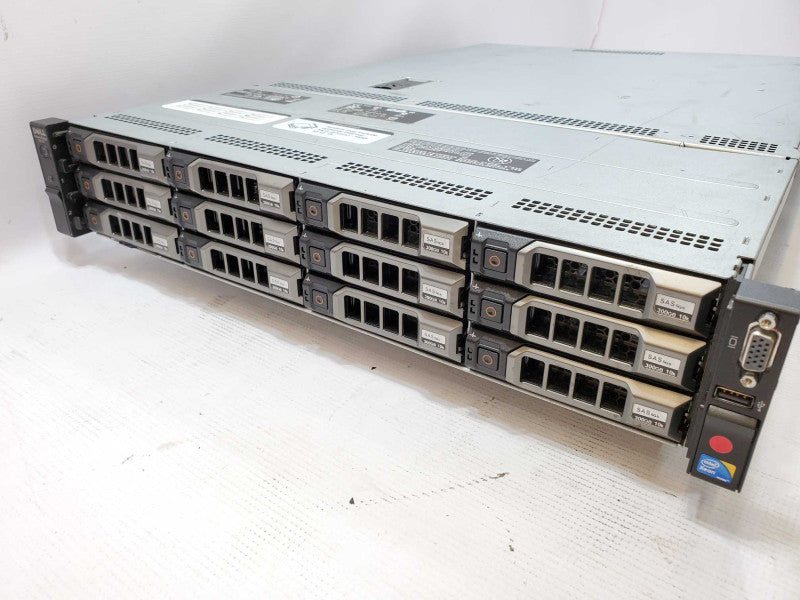 Dell R510 NAS Server 2x Xeon E5650, 64GB, H700, 2x PSU, 12x 3.5\\" HDD Caddies (