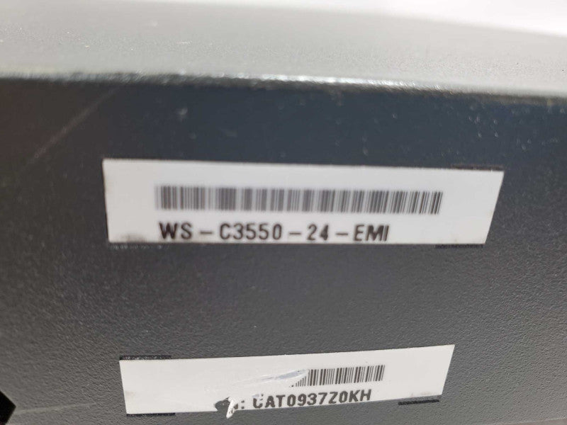 Cisco Catalyst 3550 WS-C3550-24-E 24 Port Ethernet Managed Switch MI )