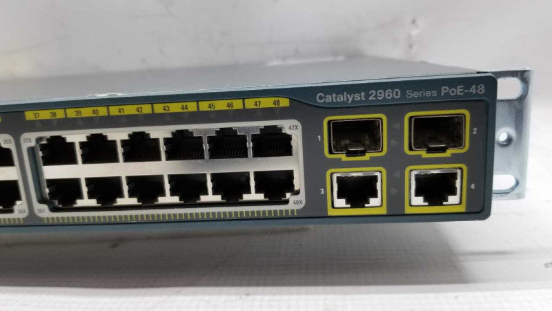 Cisco Catalyst 2960 series PoE-48 WS-C2960-48PST-L / Factory Reset #
