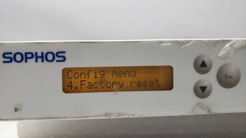 Sophos UTM 425 rev.5 Firewall Factory Reset _