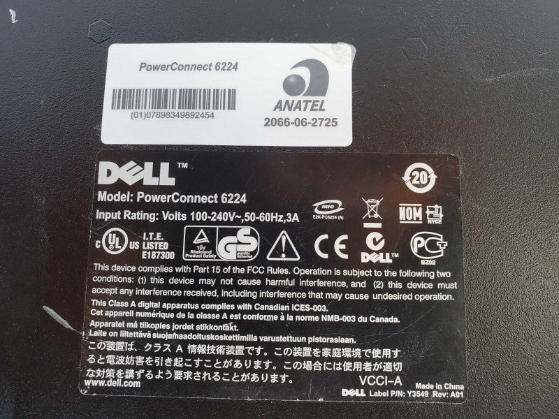 Dell PowerConnect 6224 24-Port Network Ethernet Switch (