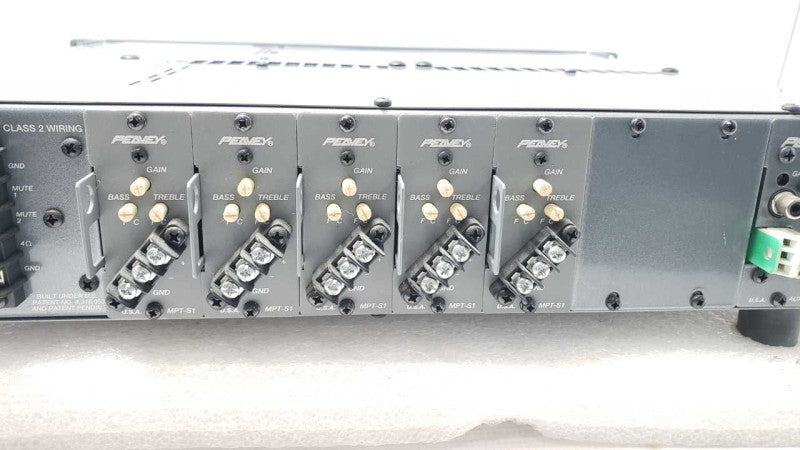 Peavey MMA 8150T 8 Channel Modular Mixer/Amplifier, Powers on, AS-IS _