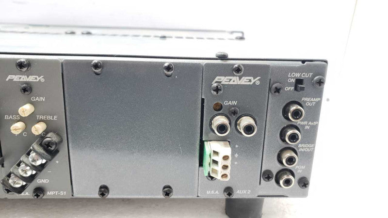 Peavey MMA 8150T 8 Channel Modular Mixer/Amplifier, Powers on, AS-IS _