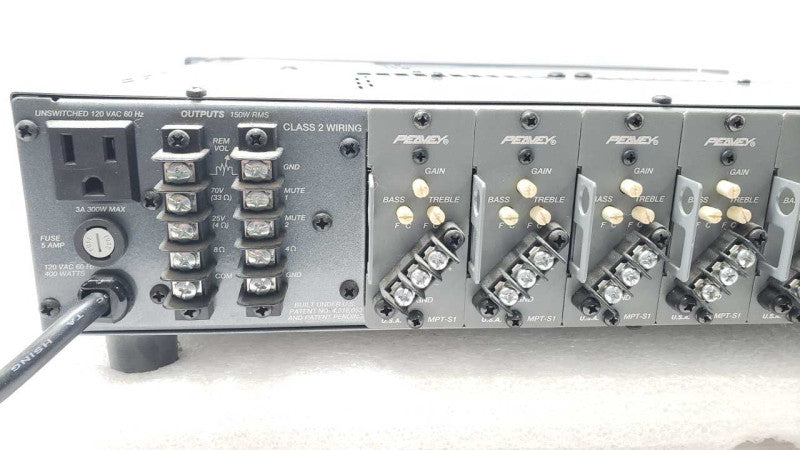 Peavey MMA 8150T 8 Channel Modular Mixer/Amplifier, Powers on, AS-IS _