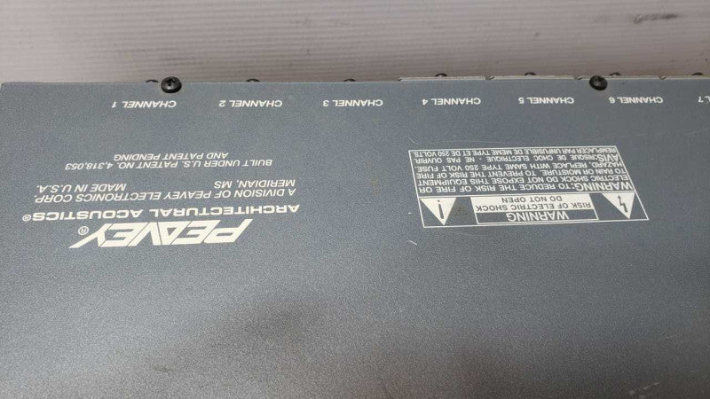 Peavey MMA 8150T 8 Channel Modular Mixer/Amplifier, Powers on, AS-IS _