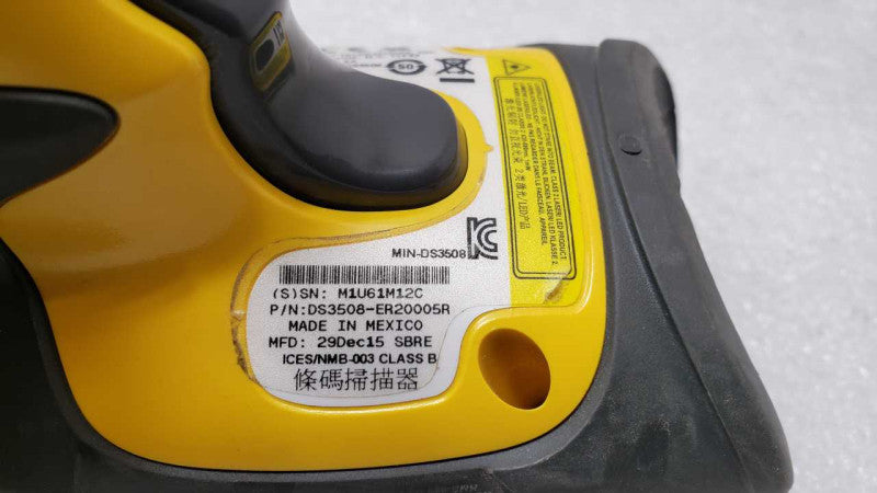 Symbol Barcode Scanner DS3508 -ER20005R Extended Range Scanner, Serial Cable _