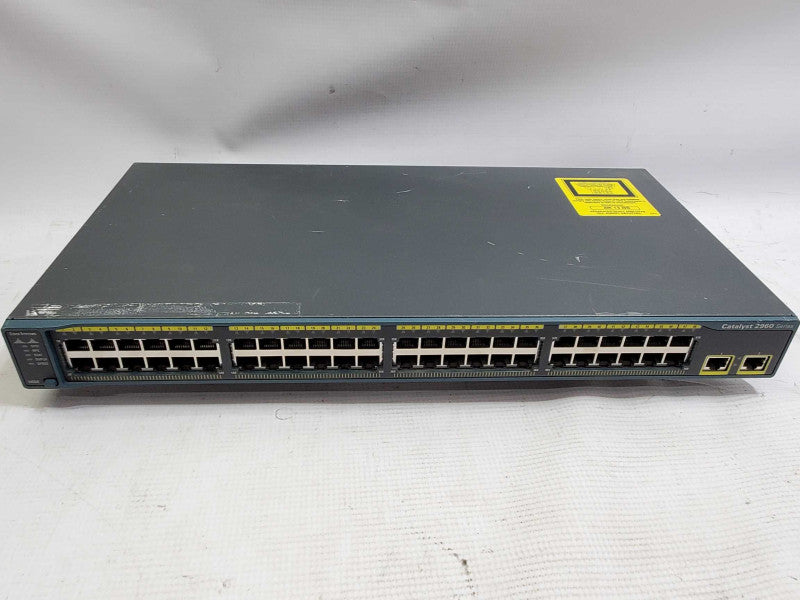 Cisco Catalyst  WS-C2960-48TT-L 48 Port  10/100 Mbps Switch_reset )