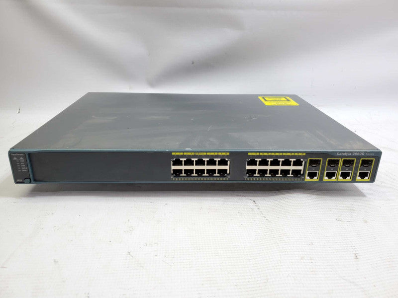Cisco Catalyst  WS-C2960G-24TC-L 24 Port 10/100/1000 Gigabit Switch_reset )