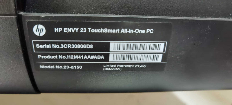HP Envy 23 Touchsmart AiO i7-3770S @ 3.10ghz / 8gb ram / 23\\" #