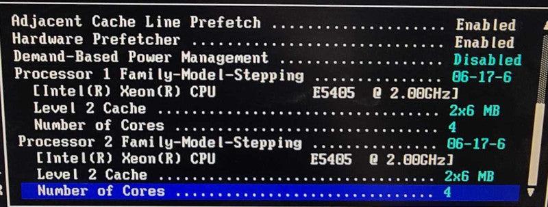 Dell PowerEdge 1950 2x E5405 2Ghz 4GB RAM PERC 6i $