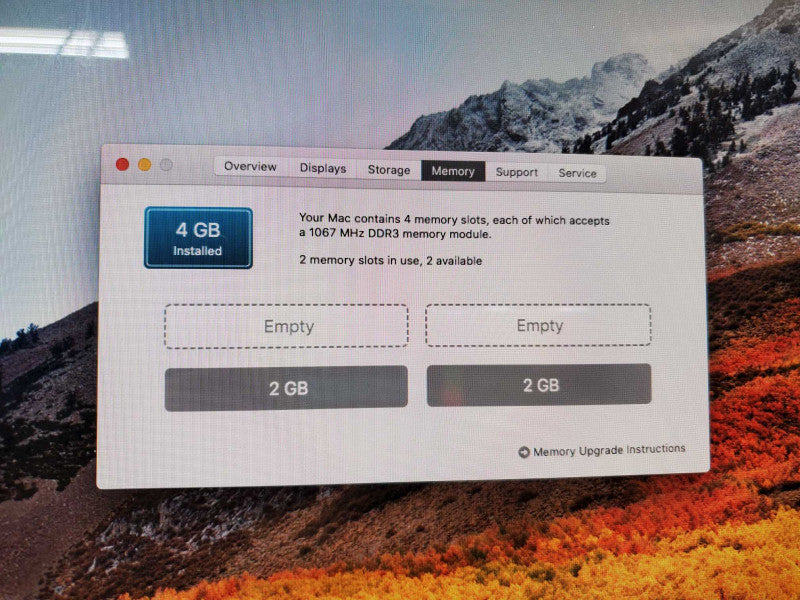 Apple iMac 21.5\\" Late 2009 A1311 Duo E7600 @3.06GHz 4GB 500GB 9400 256M  )