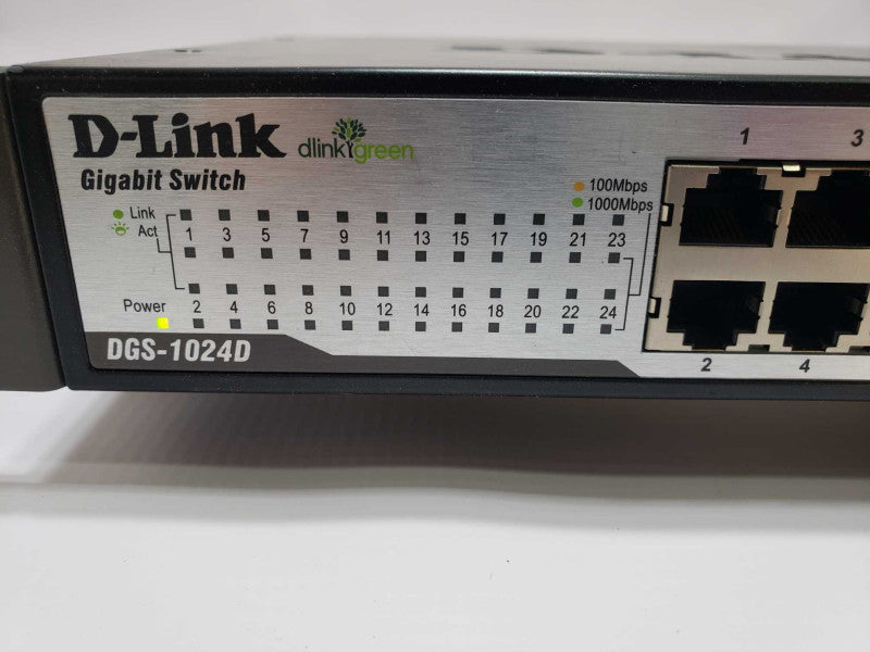 D-LINK DGS-1024D Switch 24 LAN Port 10/100/1000 Gigabit Ethernet Ver F2 [