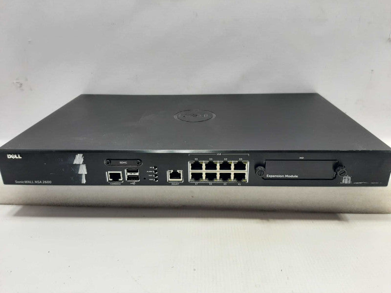 Dell SonicWALL NSA 2600 8-Port Network Security Appliance Switch Firewall ~