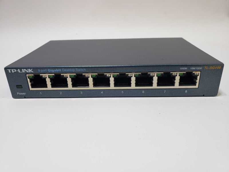 TP-Link TL-SG108 8-Port 1000Mbps Gigabit Ethernet Unmanaged Desktop Switch [
