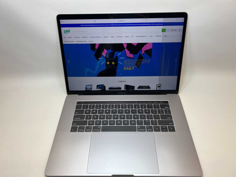 MacBook Pro 15 inch 2017 TouchBar with i7 @ 2.9 GHz 16GB RAM & 512GB READ  -