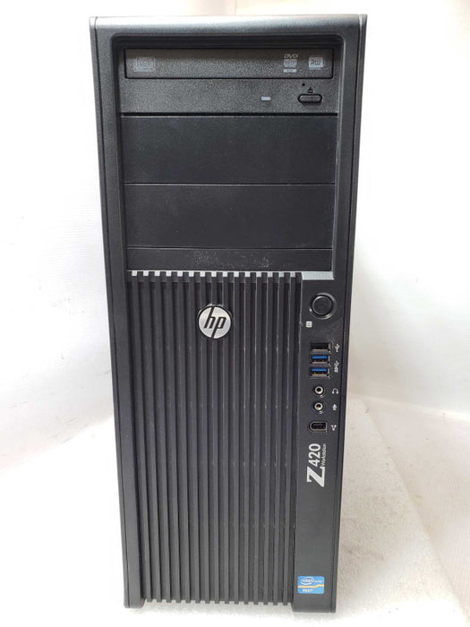 HP Z420 WS, Xeon E5-1620 3.6GHz, 48GB DDR3, 1x HDD Tray, with GPU _