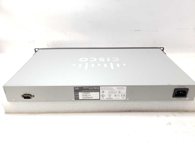 Cisco SG500-28 28 Port Gigabit Stackable Managed Switch SG500-28-K9, Rack Ears _