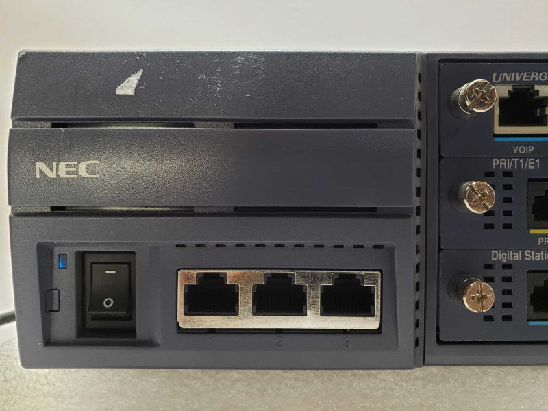 NEC SV8100 CHS2U-US W/ CD-CP00 CD-PRTA CD-16DLCA CD-8DLCA CD-VM00 ASIS SEE _