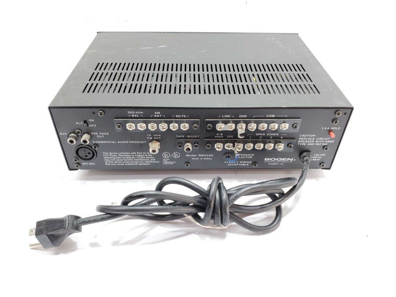 Bogen RM350D AM/FM Receiver and Public Address System |