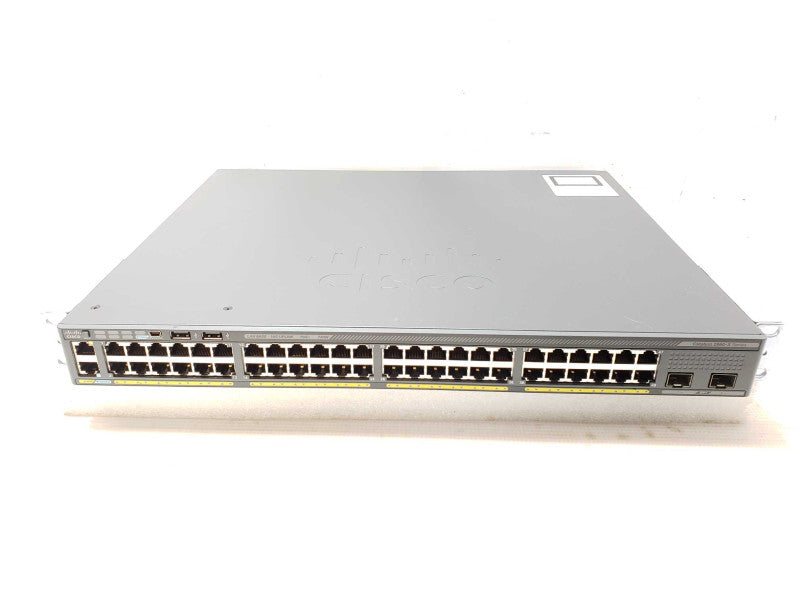Cisco WS-C2960X-48FPD-L V03 48-Port Gig PoE Managed Switch, Factory Reset _