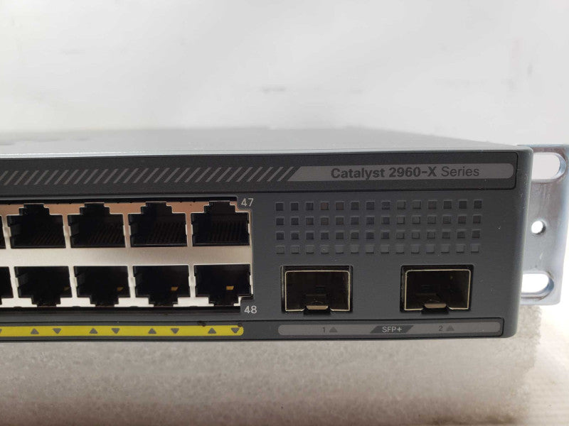 Cisco WS-C2960X-48FPD-L V03 48-Port Gig PoE Managed Switch, Factory Reset _
