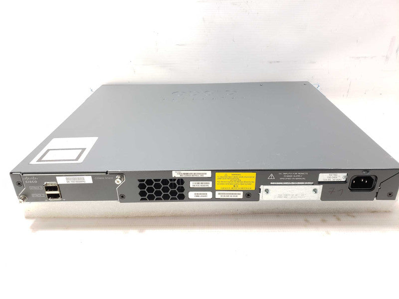Cisco WS-C2960X-48FPD-L V03 48-Port Gig PoE Managed Switch, Factory Reset _