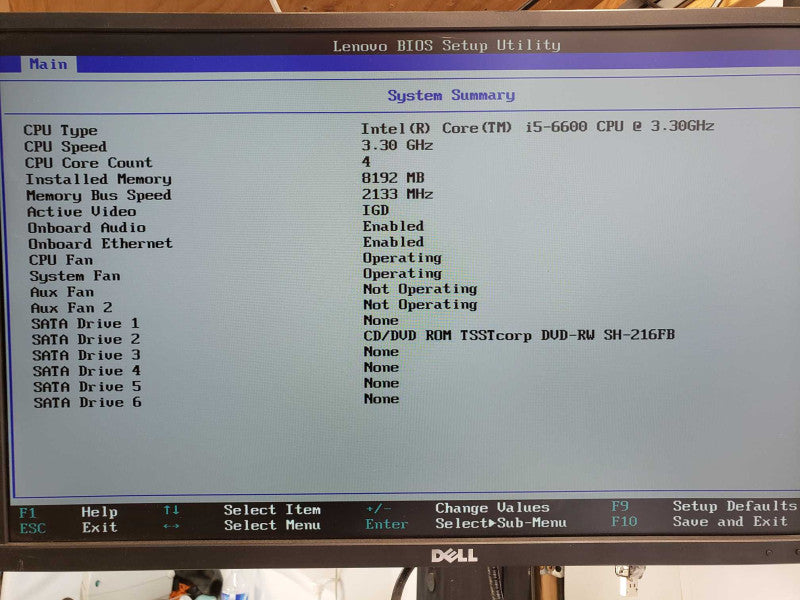 Lenovo ThinkStation P310, Core I5-6600 3.3GHz, 8GB DDR4, 1x HDD Tray _