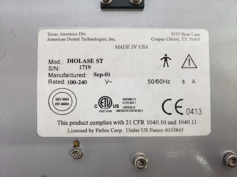 DIOLASE ST Dental Laser unit. [