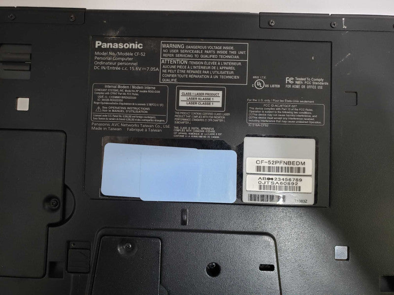 Panasonic Toughbook CF-52 Rugged Laptop i5 M520@2.4GHz 4GB DDR3  [